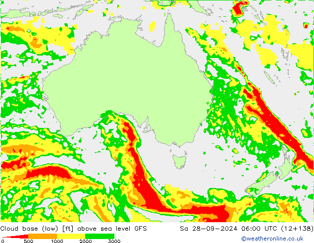 Cloud base (low) GFS so. 28.09.2024 06 UTC