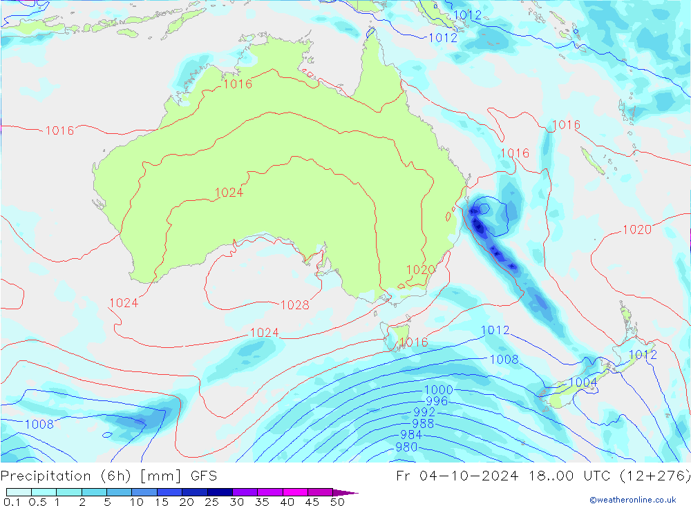 Z500/Regen(+SLP)/Z850 GFS vr 04.10.2024 00 UTC