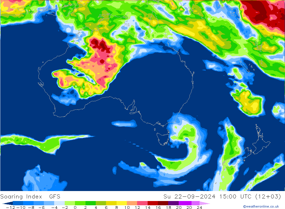 Soaring Index GFS september 2024