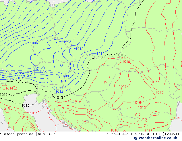 GFS: чт 26.09.2024 00 UTC