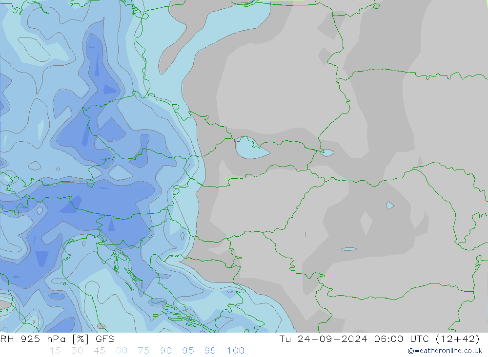 Humedad rel. 925hPa GFS mar 24.09.2024 06 UTC