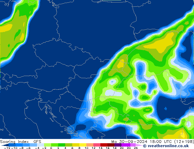 Soaring Index GFS Mo 30.09.2024 18 UTC