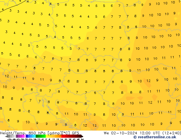 GFS: St 02.10.2024 12 UTC