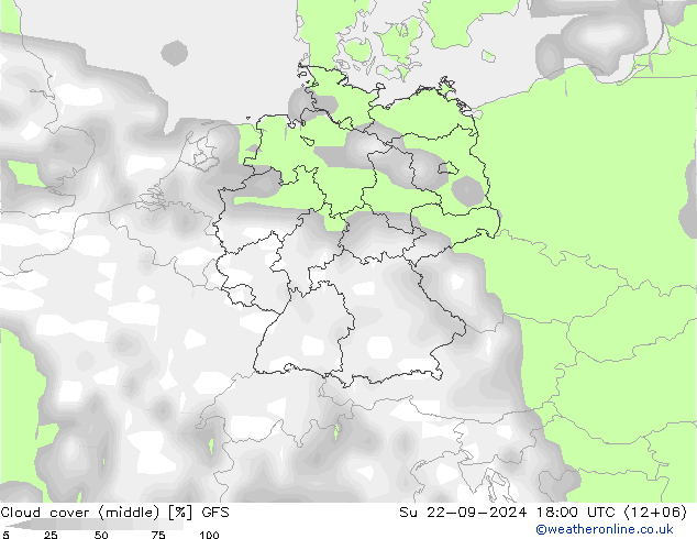 Nubes (altas,medias,bajas) GFS dom 22.09.2024 18 UTC