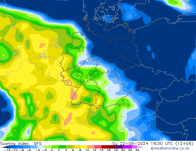 Soaring Index GFS dim 22.09.2024 18 UTC