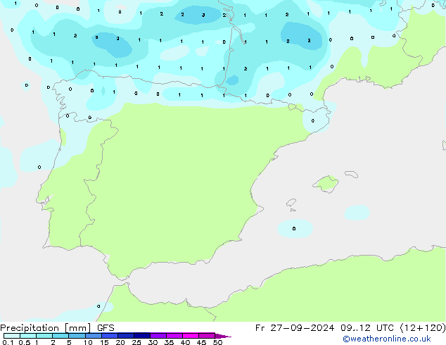 GFS: vr 27.09.2024 12 UTC