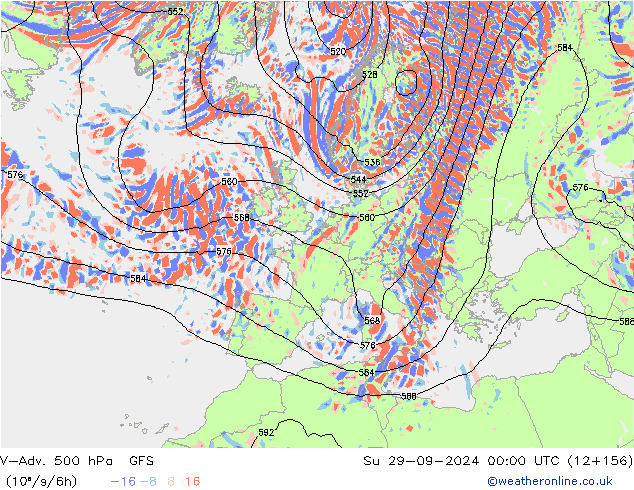 V-Adv. 500 hPa GFS So 29.09.2024 00 UTC