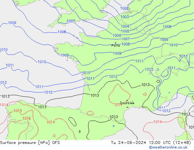 GFS: mar 24.09.2024 12 UTC