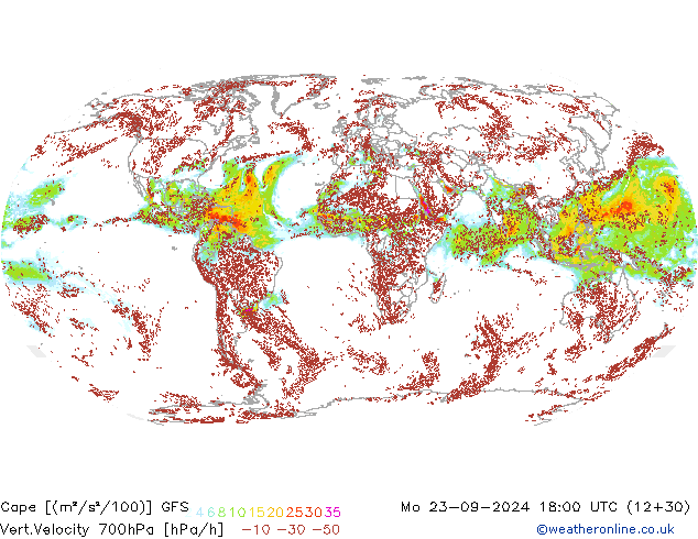 Cape GFS Po 23.09.2024 18 UTC