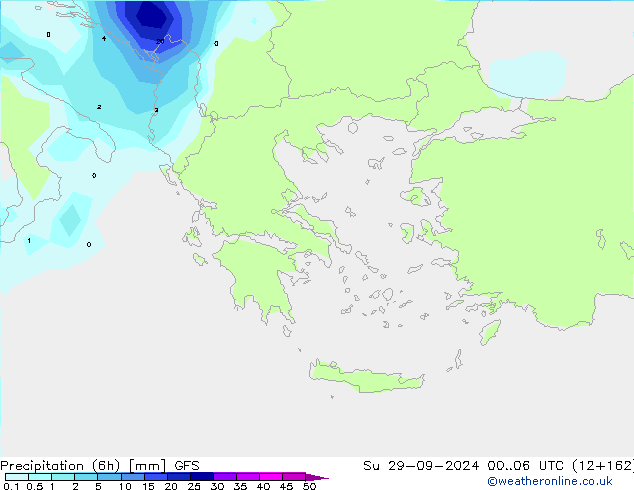 Z500/Rain (+SLP)/Z850 GFS So 29.09.2024 06 UTC