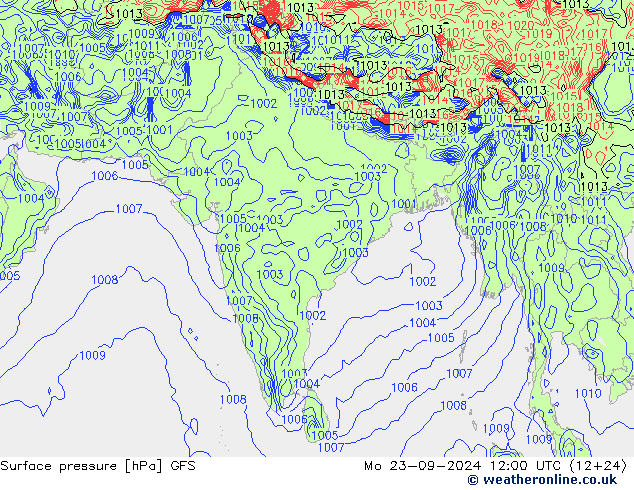 GFS: Mo 23.09.2024 12 UTC