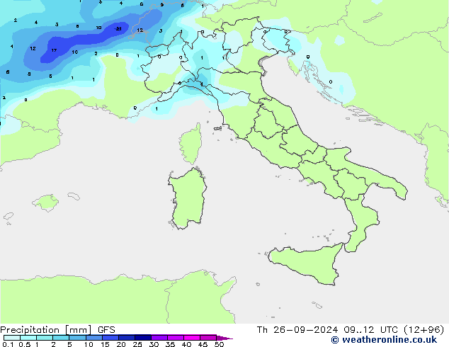 GFS: do 26.09.2024 12 UTC