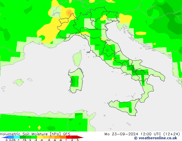 Hacimsel Toprak Nemi GFS Pzt 23.09.2024 12 UTC