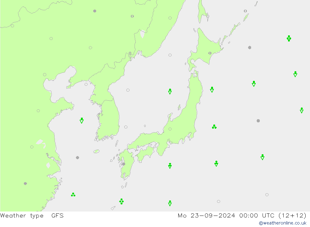 вид осадков GFS пн 23.09.2024 00 UTC