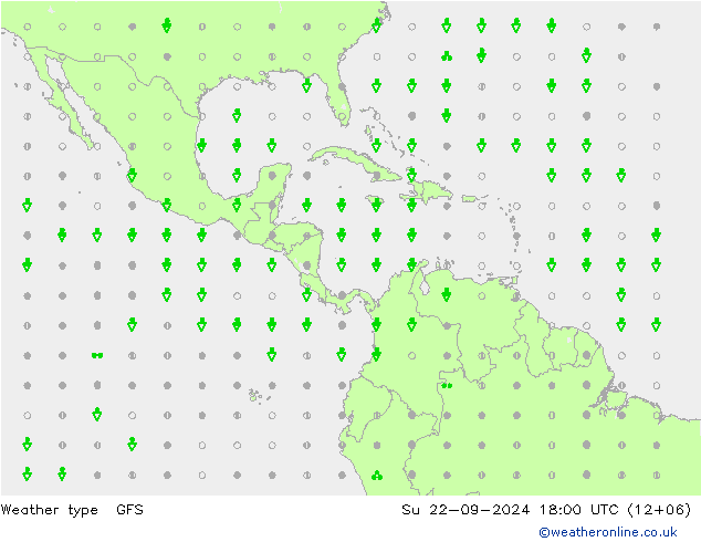 вид осадков GFS Вс 22.09.2024 18 UTC