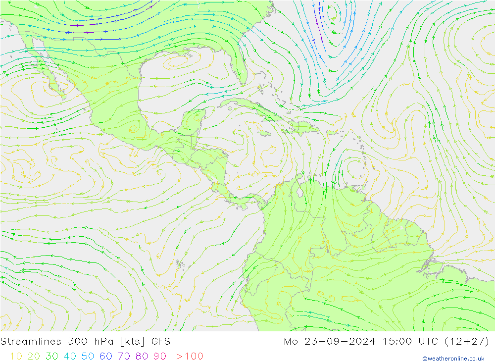  300 hPa GFS  23.09.2024 15 UTC