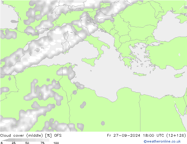 облака (средний) GFS пт 27.09.2024 18 UTC