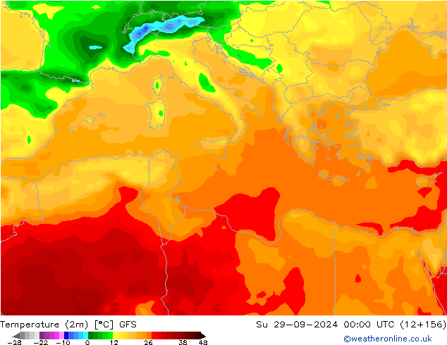 GFS: Dom 29.09.2024 00 UTC