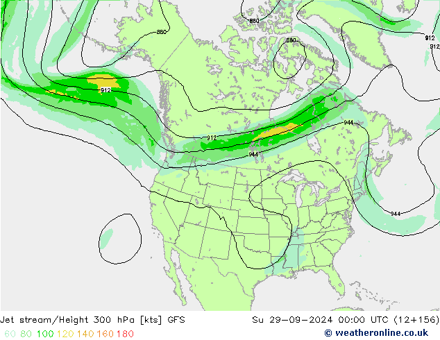 Polarjet GFS So 29.09.2024 00 UTC