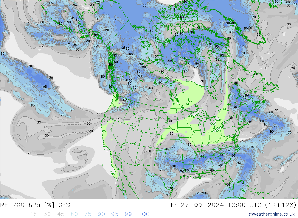 RV 700 hPa GFS vr 27.09.2024 18 UTC