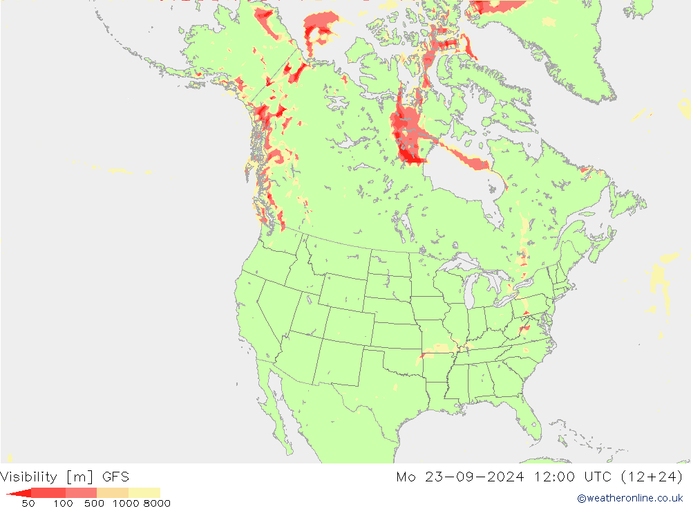 Sichtweite GFS Mo 23.09.2024 12 UTC