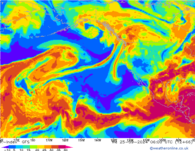 K-Index GFS Settembre 2024