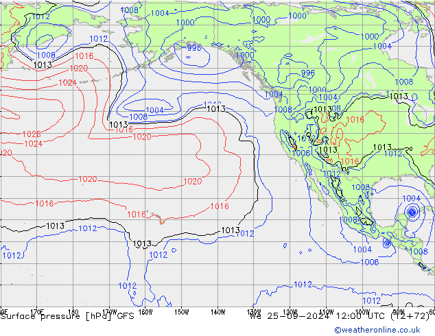 GFS: St 25.09.2024 12 UTC