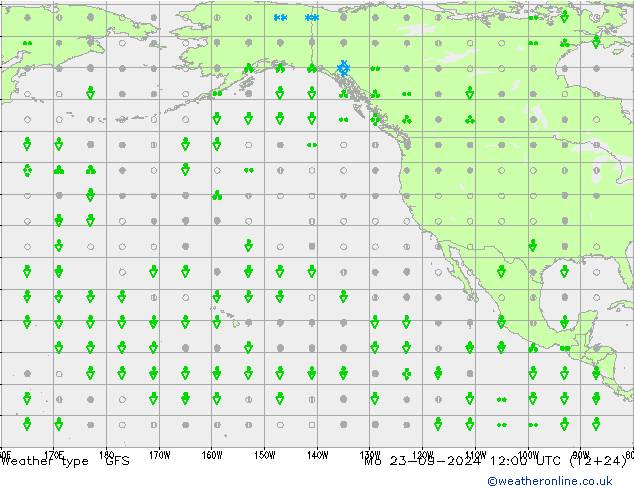 Yağış Türü GFS Pzt 23.09.2024 12 UTC