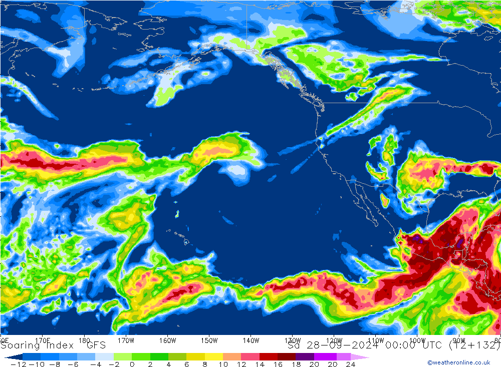 Soaring Index GFS  28.09.2024 00 UTC