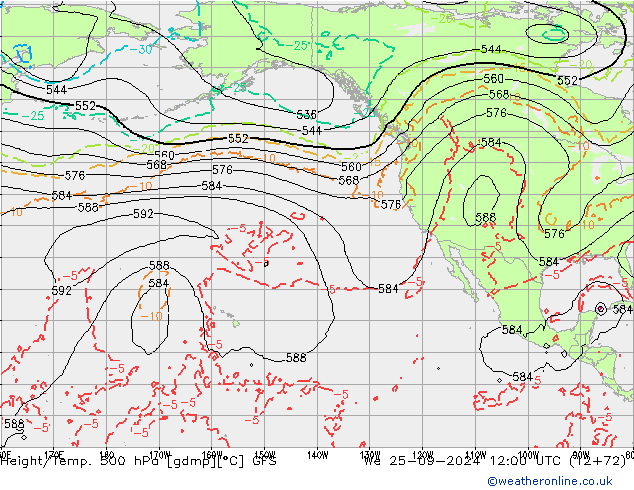 GFS: We 25.09.2024 12 UTC