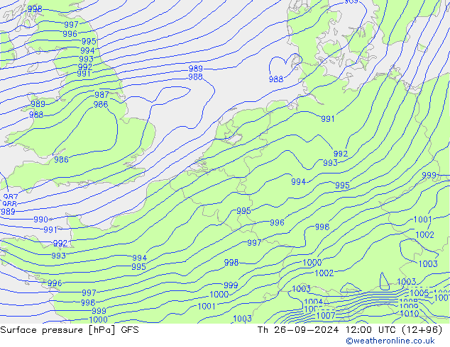 GFS: jeu 26.09.2024 12 UTC