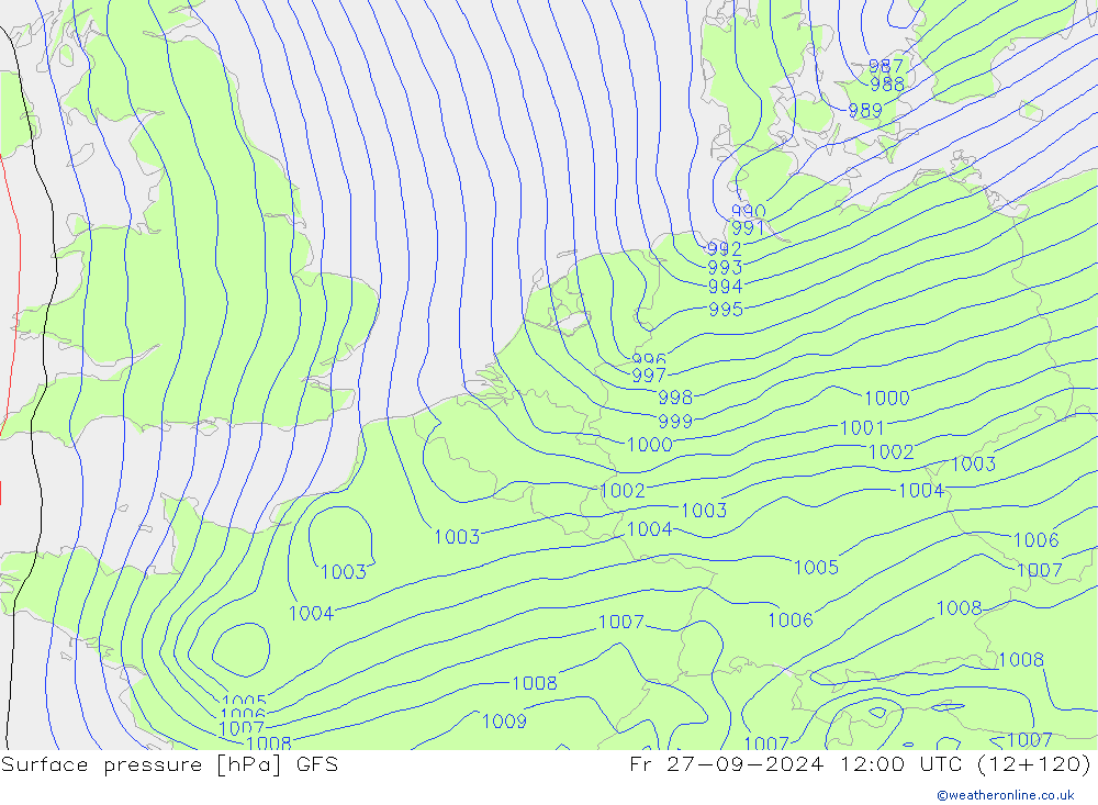 GFS: pt. 27.09.2024 12 UTC