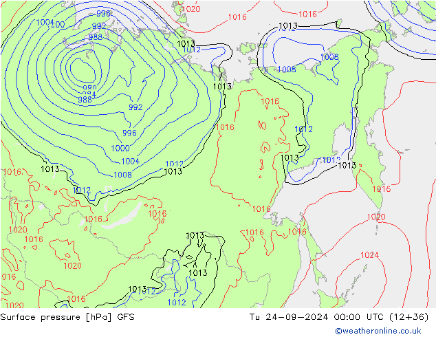 GFS: Tu 24.09.2024 00 UTC