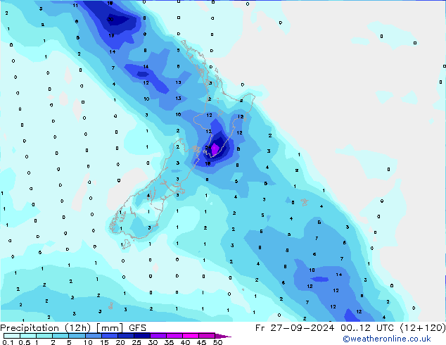  (12h) GFS  27.09.2024 12 UTC