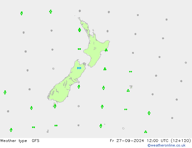 Weather type GFS Fr 27.09.2024 12 UTC