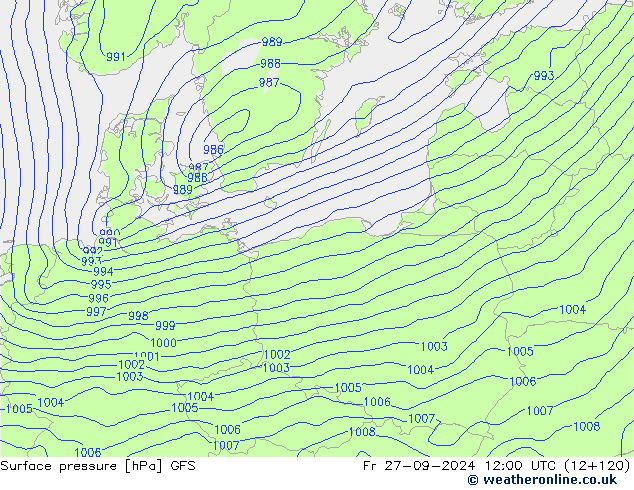 GFS: Cu 27.09.2024 12 UTC