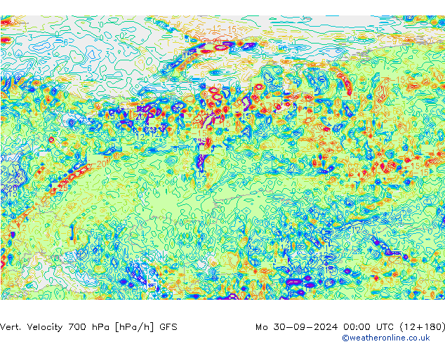 Vert. Velocity 700 hPa GFS Mo 30.09.2024 00 UTC