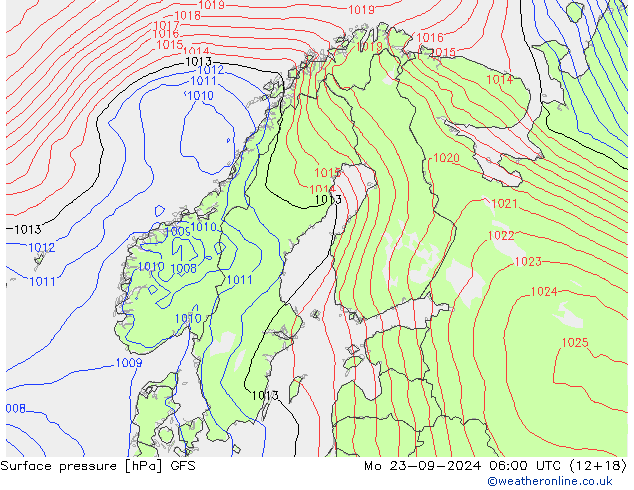 GFS: Mo 23.09.2024 06 UTC