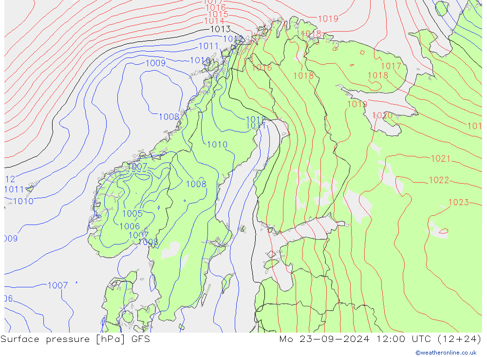      GFS  23.09.2024 12 UTC