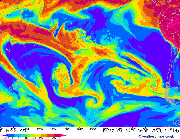 K-Index GFS Sex 27.09.2024 06 UTC