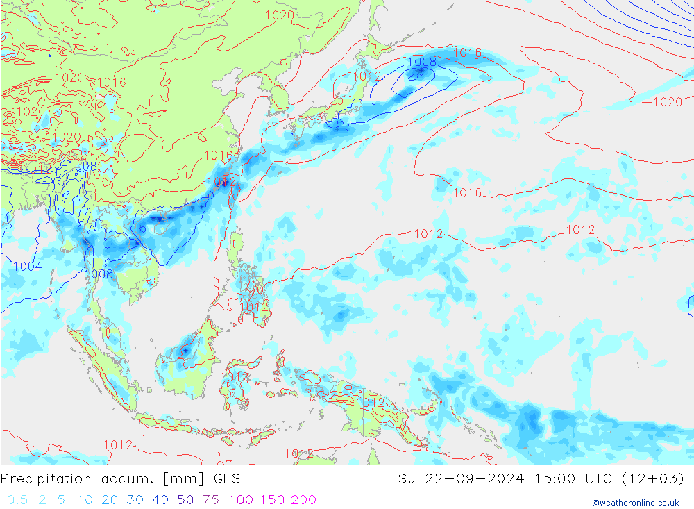 Precipitation accum. GFS Su 22.09.2024 15 UTC