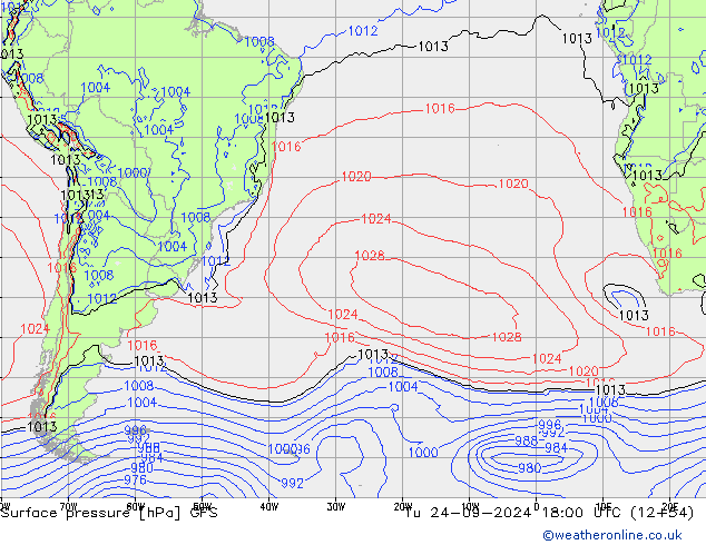 GFS: Sa 24.09.2024 18 UTC