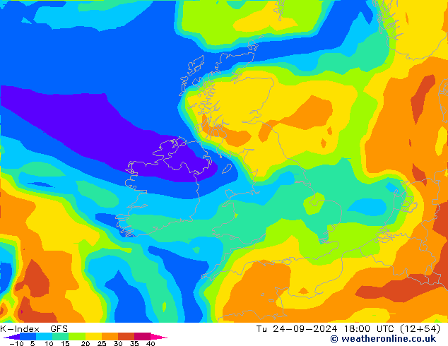 K-Index GFS mar 24.09.2024 18 UTC