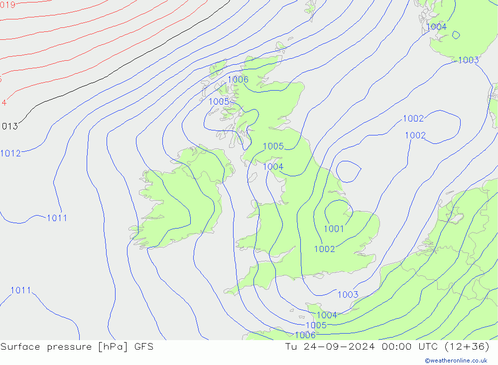 GFS: вт 24.09.2024 00 UTC