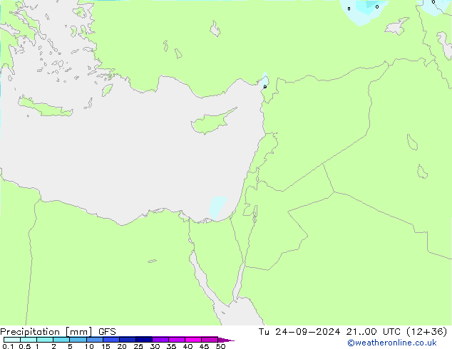 Neerslag GFS di 24.09.2024 00 UTC