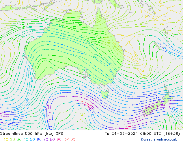  500 hPa GFS  24.09.2024 06 UTC