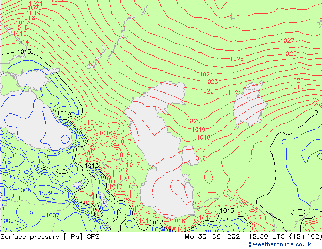 GFS: Mo 30.09.2024 18 UTC