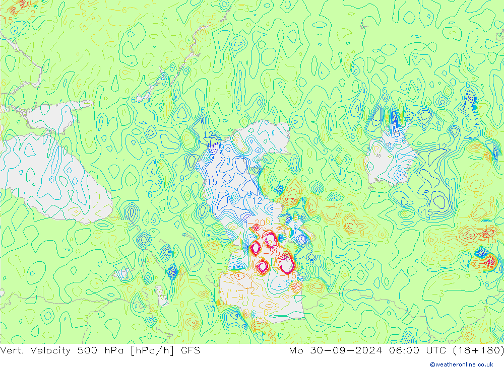 Vert. snelheid 500 hPa GFS ma 30.09.2024 06 UTC