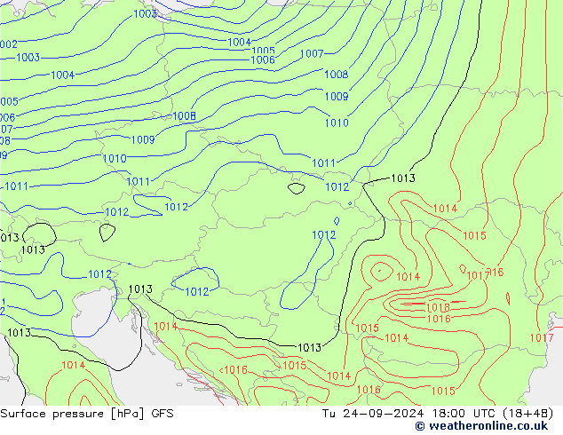 GFS: вт 24.09.2024 18 UTC