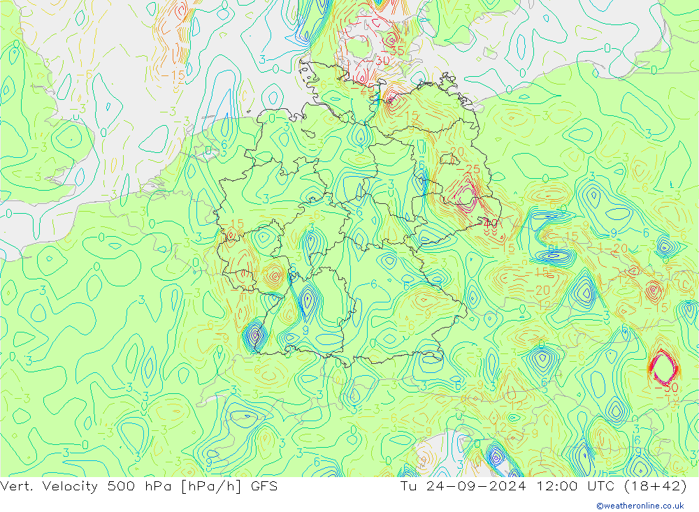 Vert. Velocity 500 hPa GFS mar 24.09.2024 12 UTC